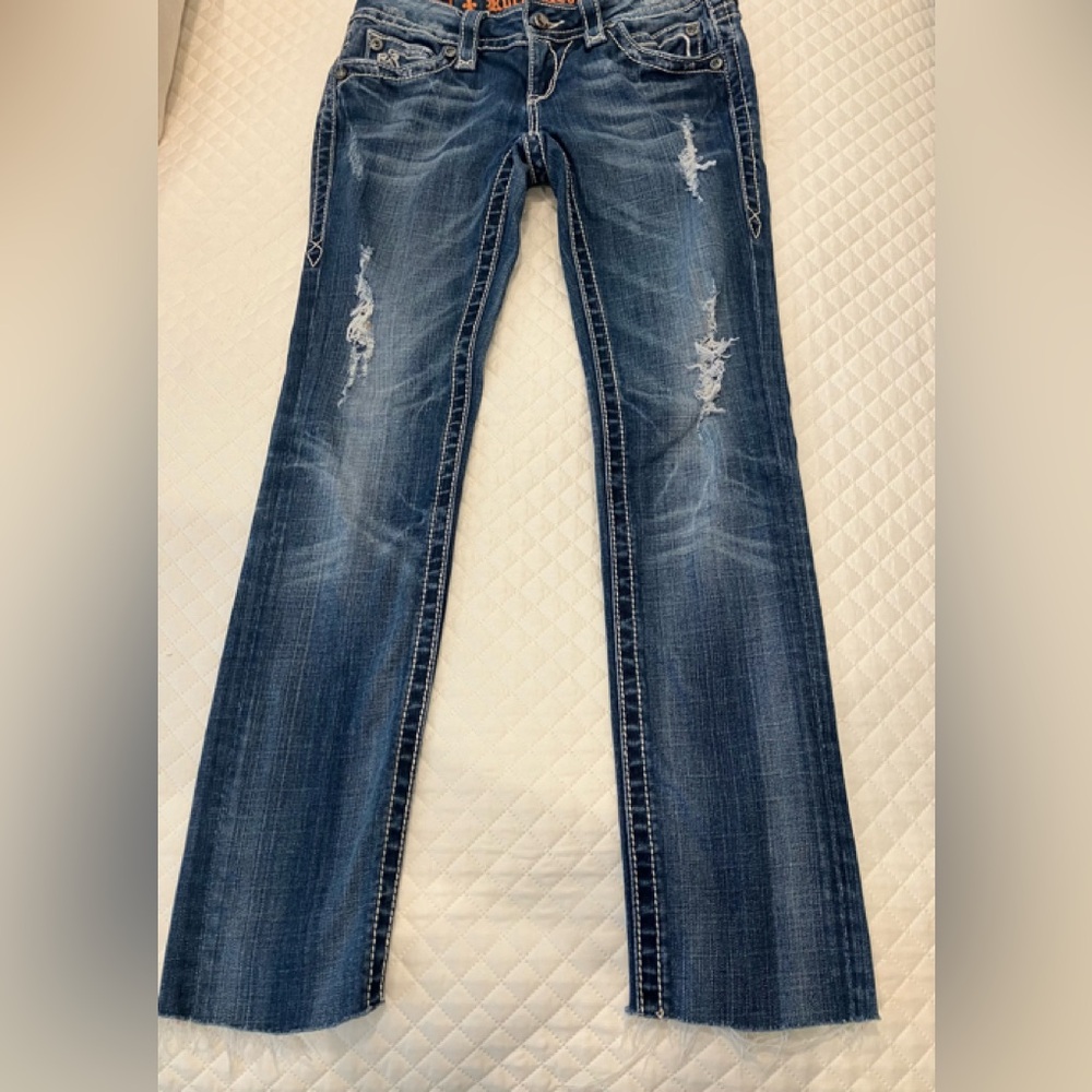 ROCK REVIVAL NOELLE SKINNY JEANS SZ 27